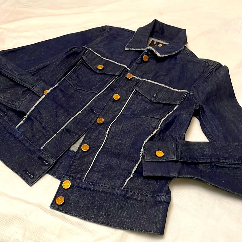 7 For All Mankind denim jacket nwot